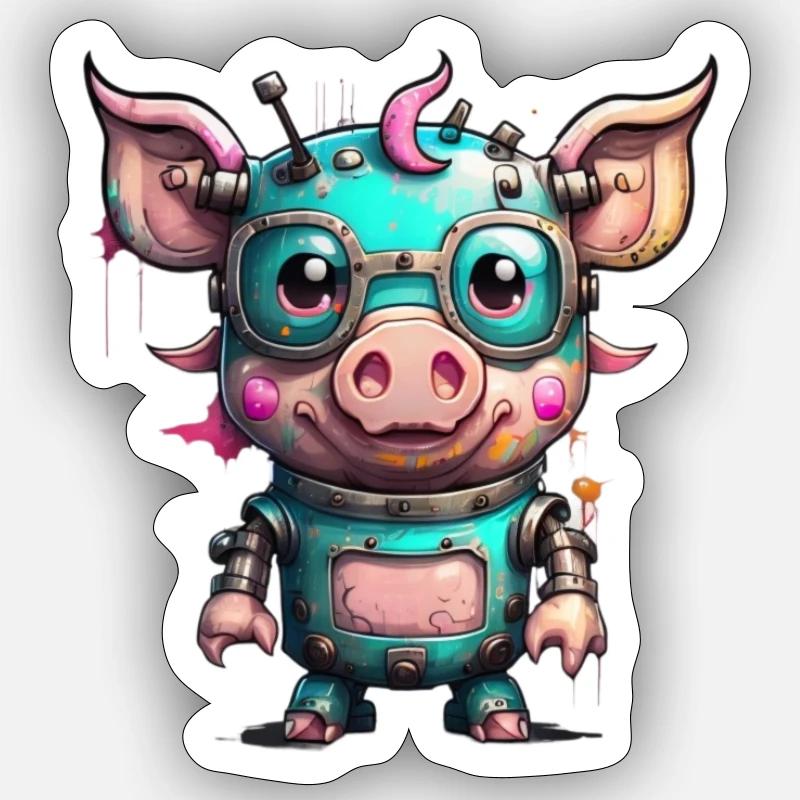 Sticker taille S (10 x 10 cm) -