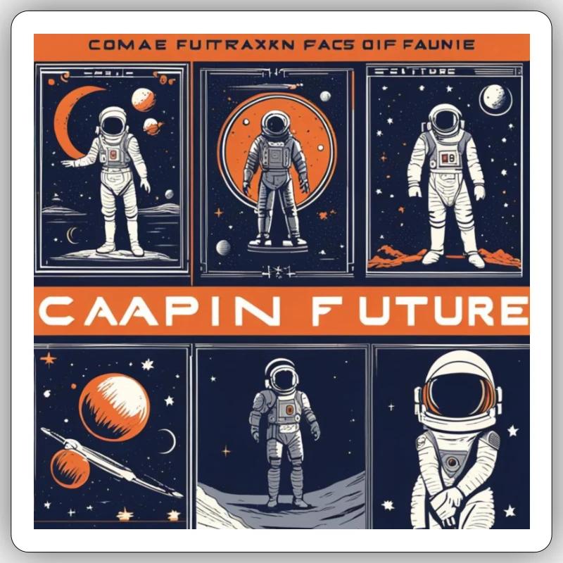 CAAPIN Avenir Sticker taille S (10 x 10 cm)