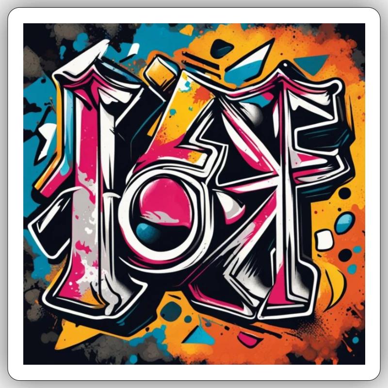 Sticker Größe S (10 x 10 cm) - 