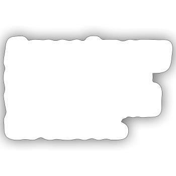 Eine Rose mit einem anderen Namen Zitat - Sticker Größe S (10 x 10 cm) - Mattweiß - Vorne