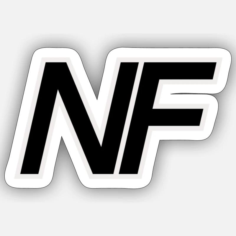 NF - NoFrame - Sticker Größe S (10 x 10 cm) - Mattweiß
