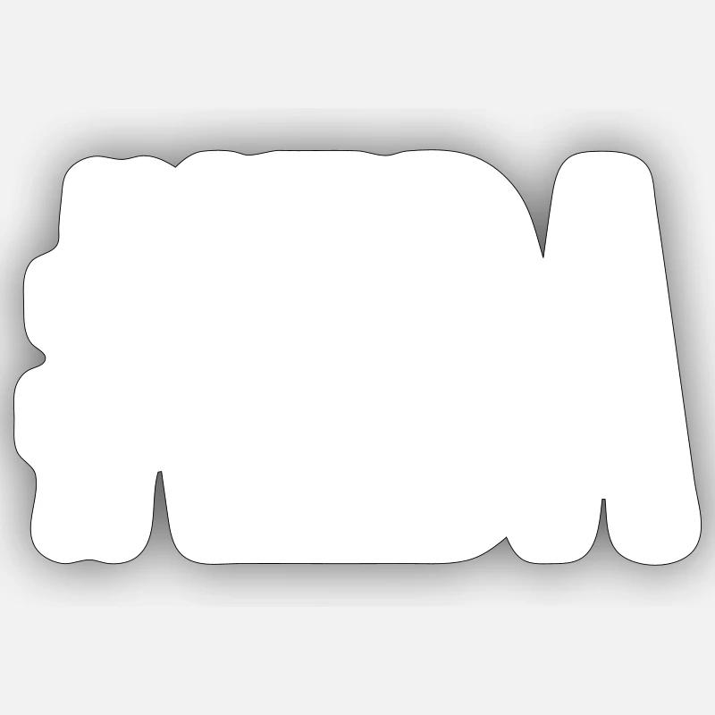 IZDA - Sticker Größe S (10 x 10 cm) - Mattweiß