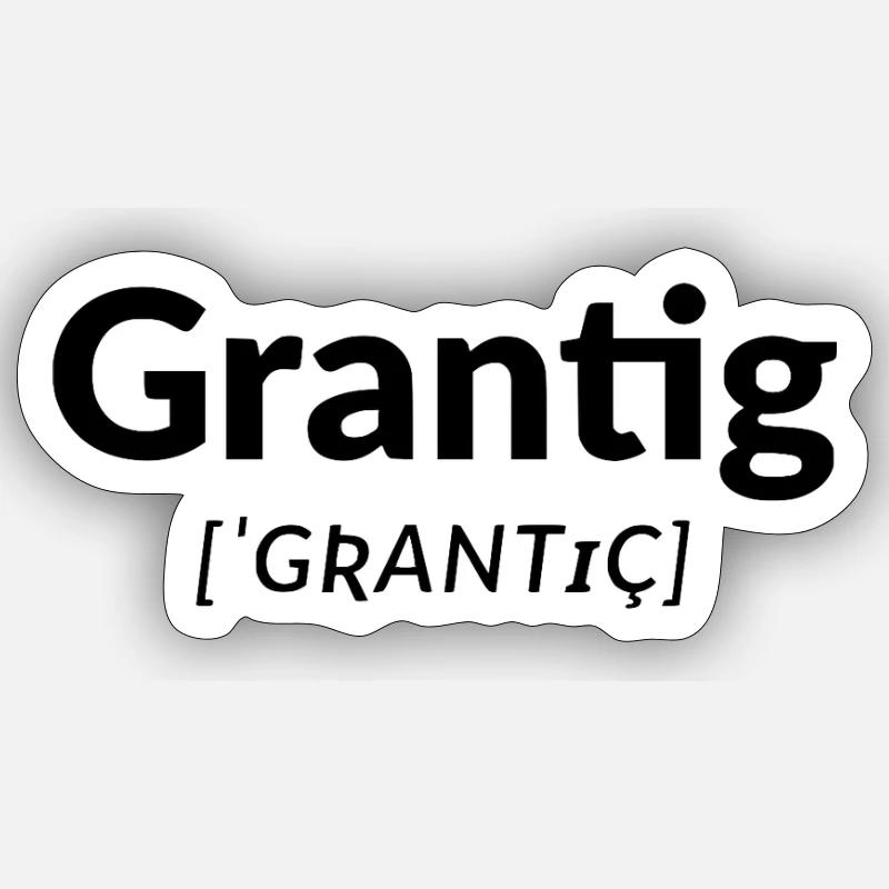 grumpy Sticker size S (10 x 10 cm)