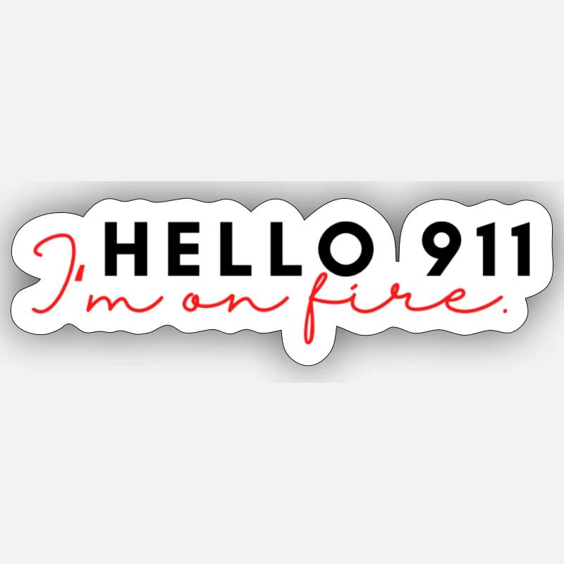 Fire Sticker Größe S (10 x 10 cm)