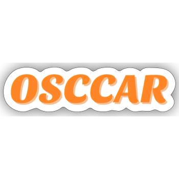 OSCCAR 2 - Sticker size S (10 x 10 cm) - white matte - Front