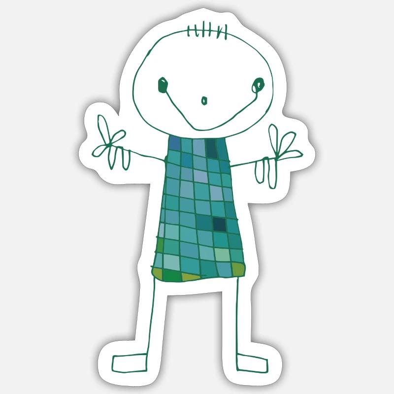 Sticker Größe S (10 x 10 cm) - 