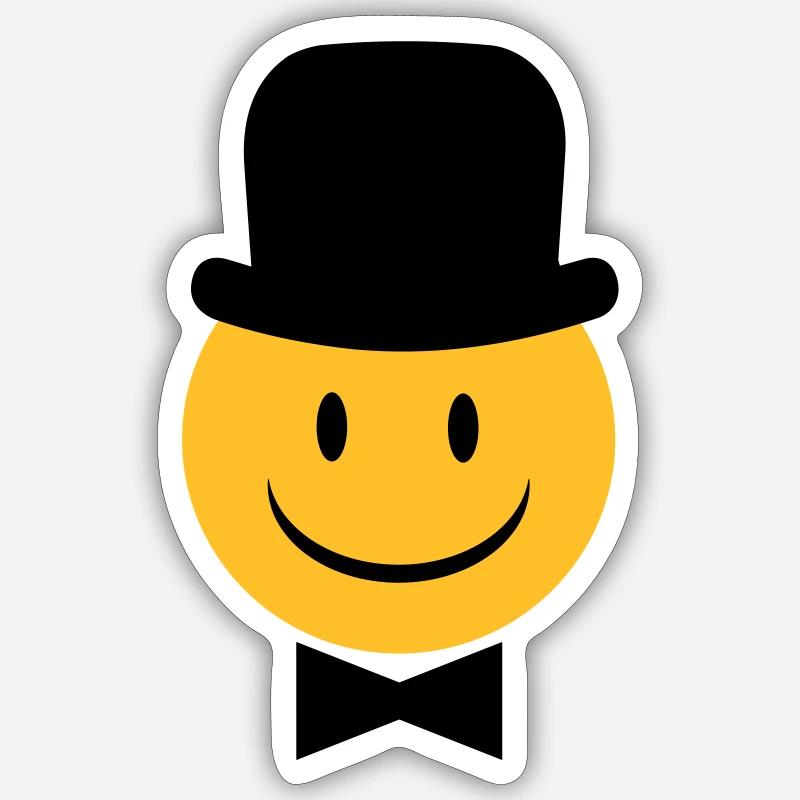 Bräutigam - Sticker Größe S (10 x 10 cm) - Mattweiß