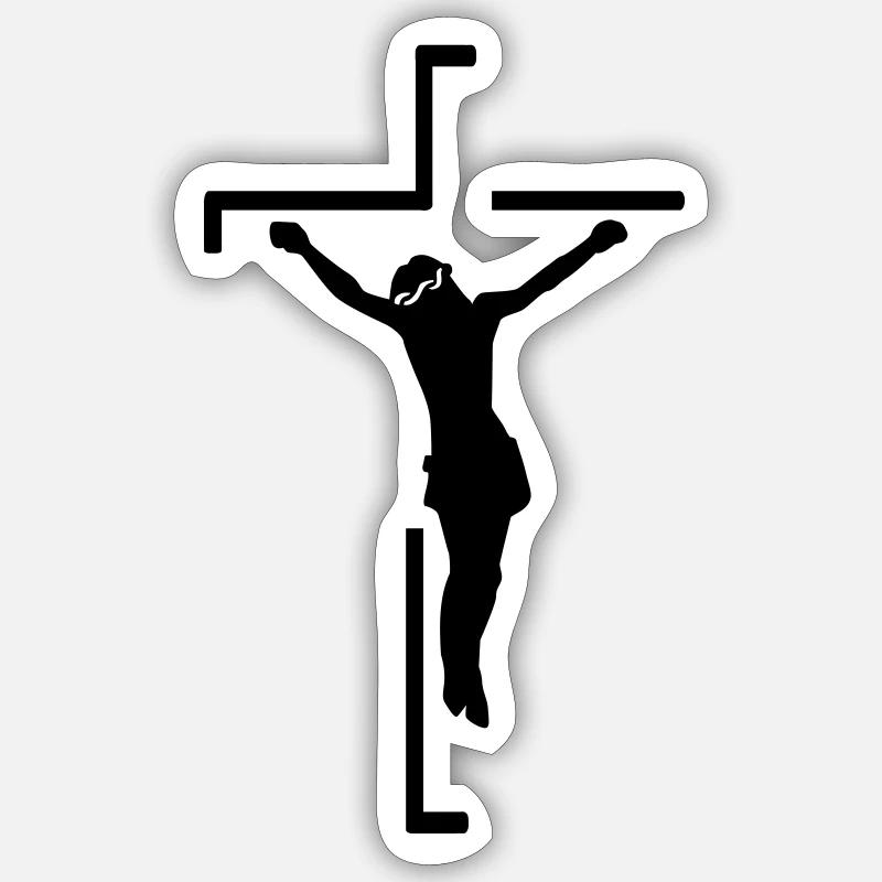 Jesus Sticker size S (10 x 10 cm)