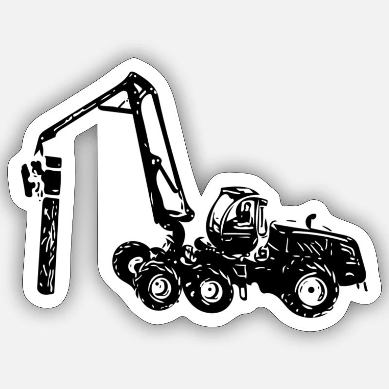 moissonneur Sticker taille S (10 x 10 cm)