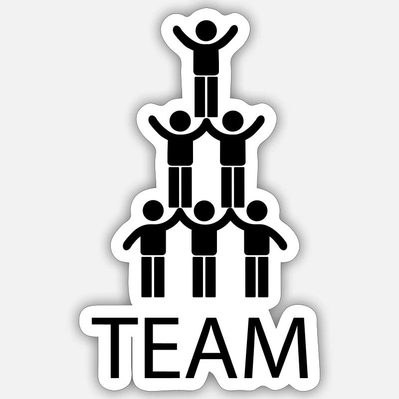 team Sticker size S (10 x 10 cm)