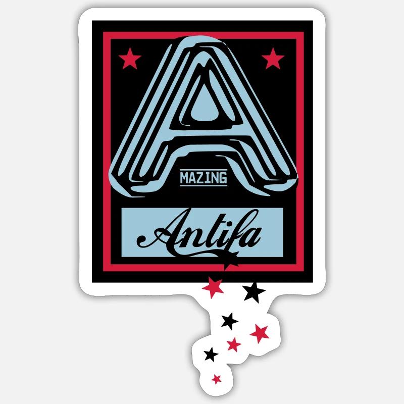 Antifa Sticker Größe S (10 x 10 cm)