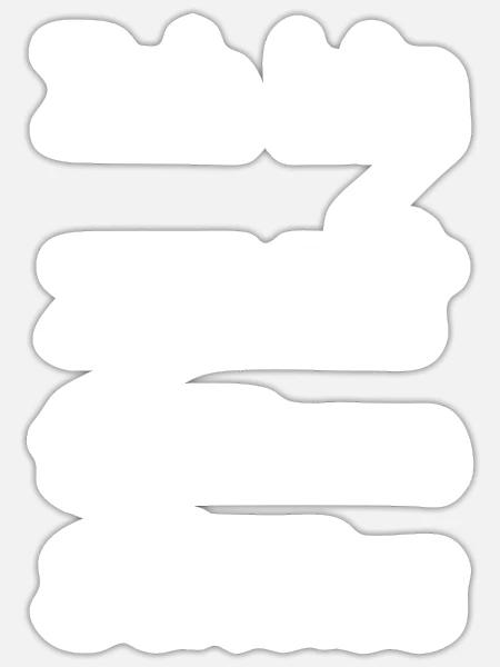 Ich bin zu alt für diesen Scheiss - Sticker Größe S (10 x 10 cm) - Mattweiß