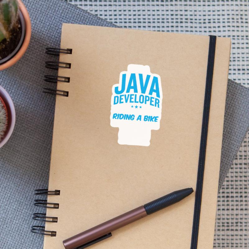 Java Developer Sticker Größe S (10 x 10 cm)