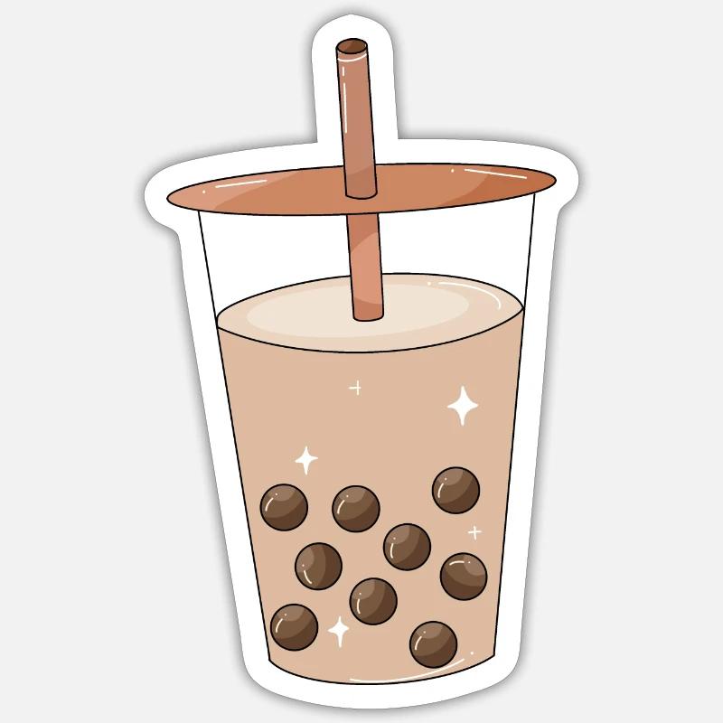 Bubble Tea Sticker size S (10 x 10 cm)