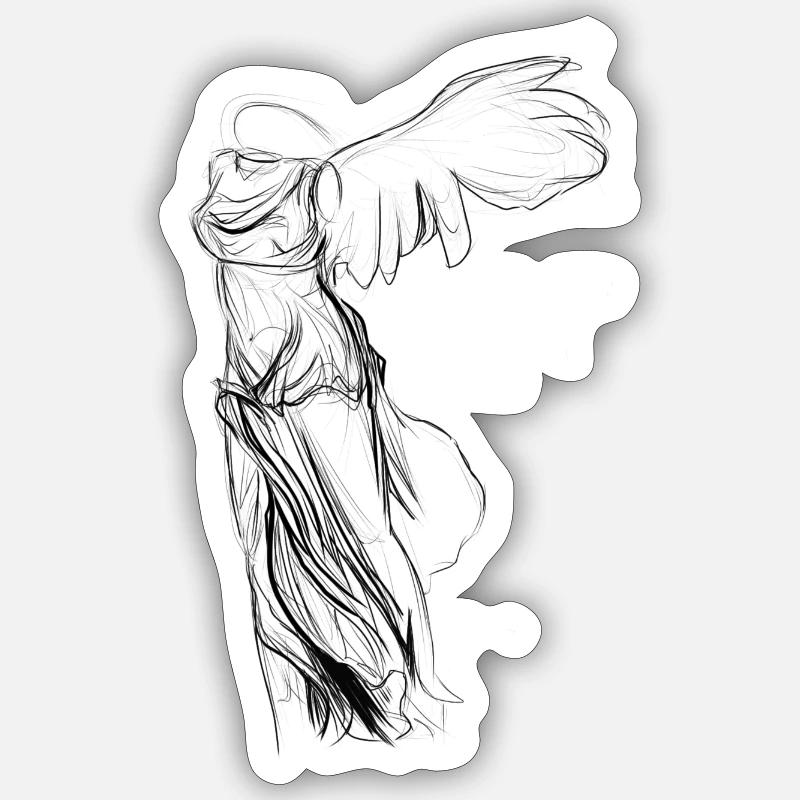 déesse Sticker taille S (10 x 10 cm)