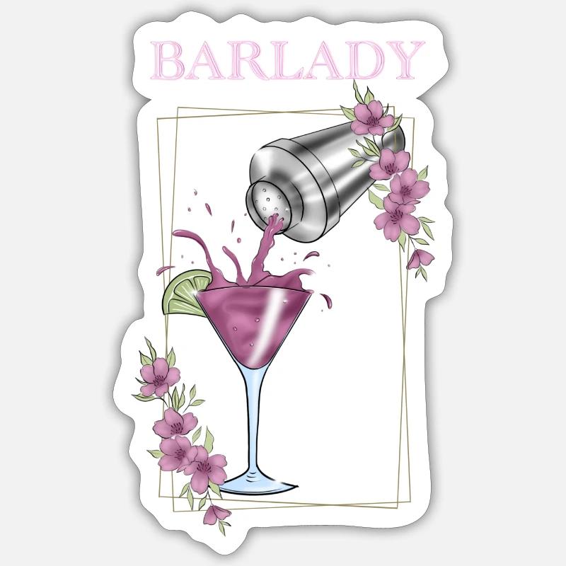 Bartender Sticker size S (10 x 10 cm)