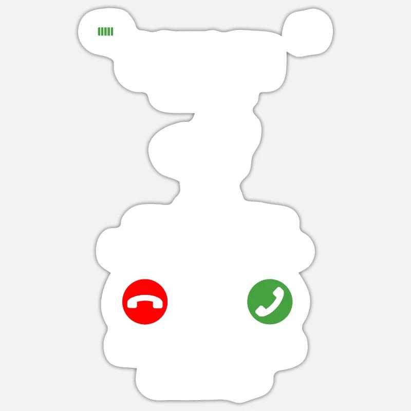 Squash is calling Sticker Größe S (10 x 10 cm)