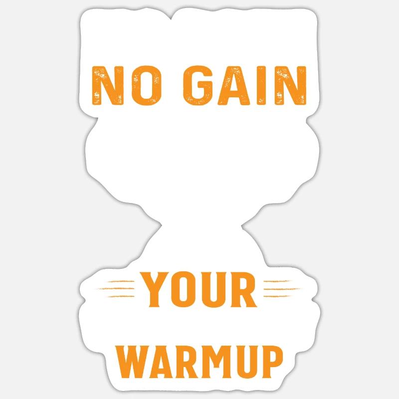 Workout - Sticker Größe S (10 x 10 cm) - Mattweiß
