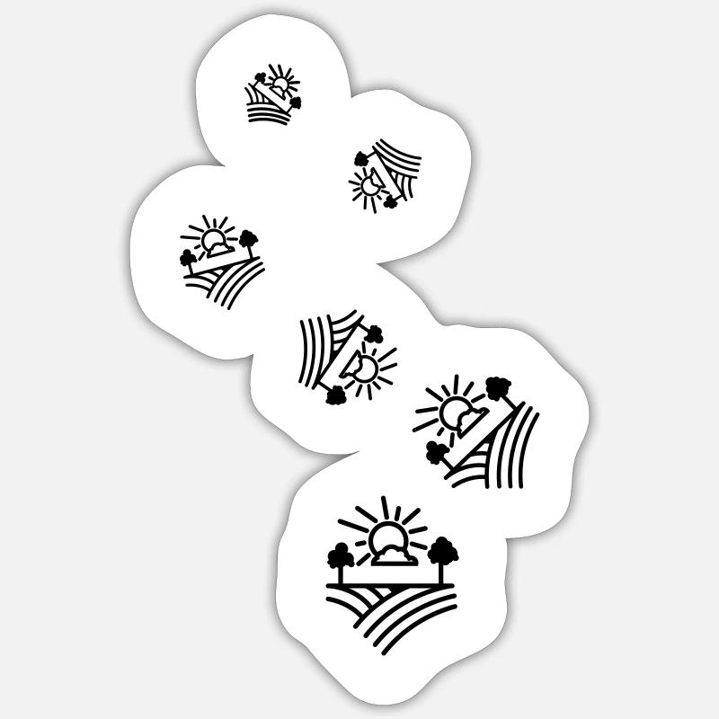 Sticker Größe S (10 x 10 cm) - 