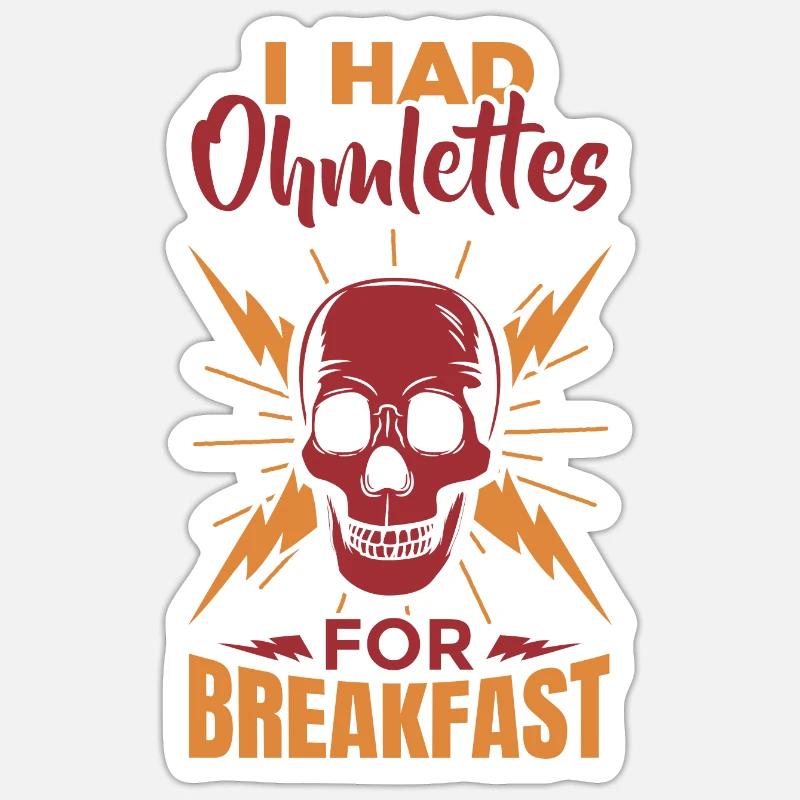 Electronic joke - Sticker size S (10 x 10 cm) - white matte