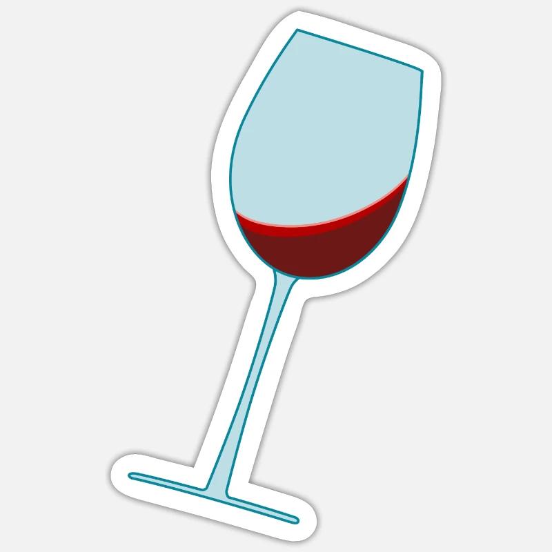 Weineis - Sticker Größe S (10 x 10 cm) - Mattweiß