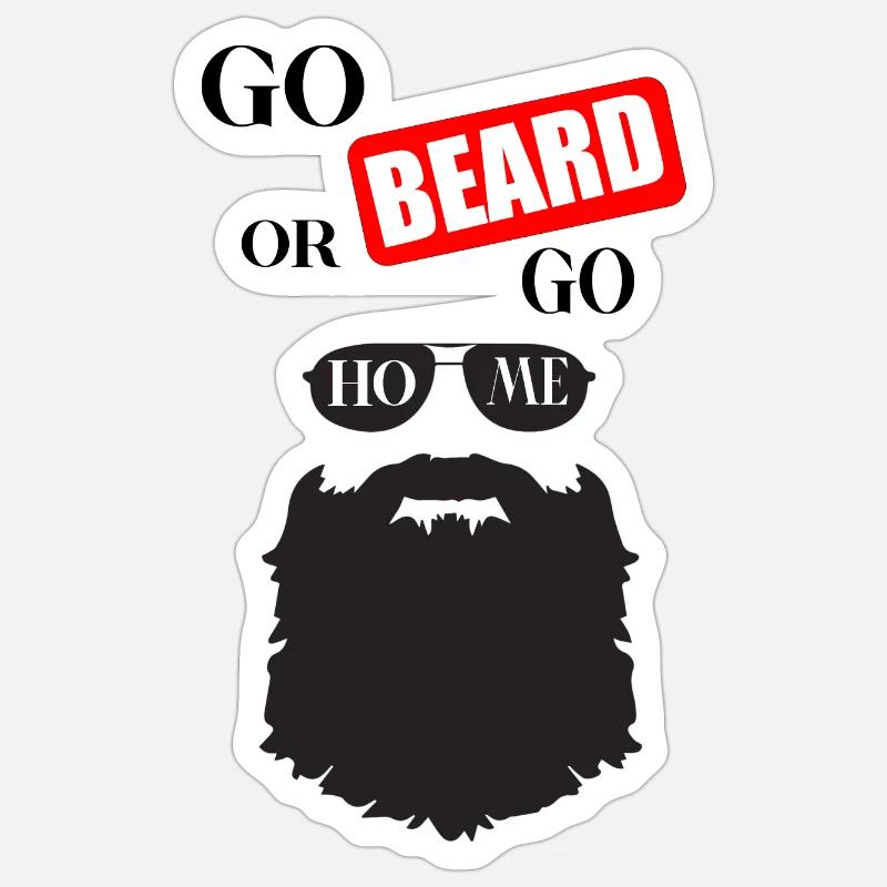 Go Bart oder Go Home Angebot Sticker Größe S (10 x 10 cm)