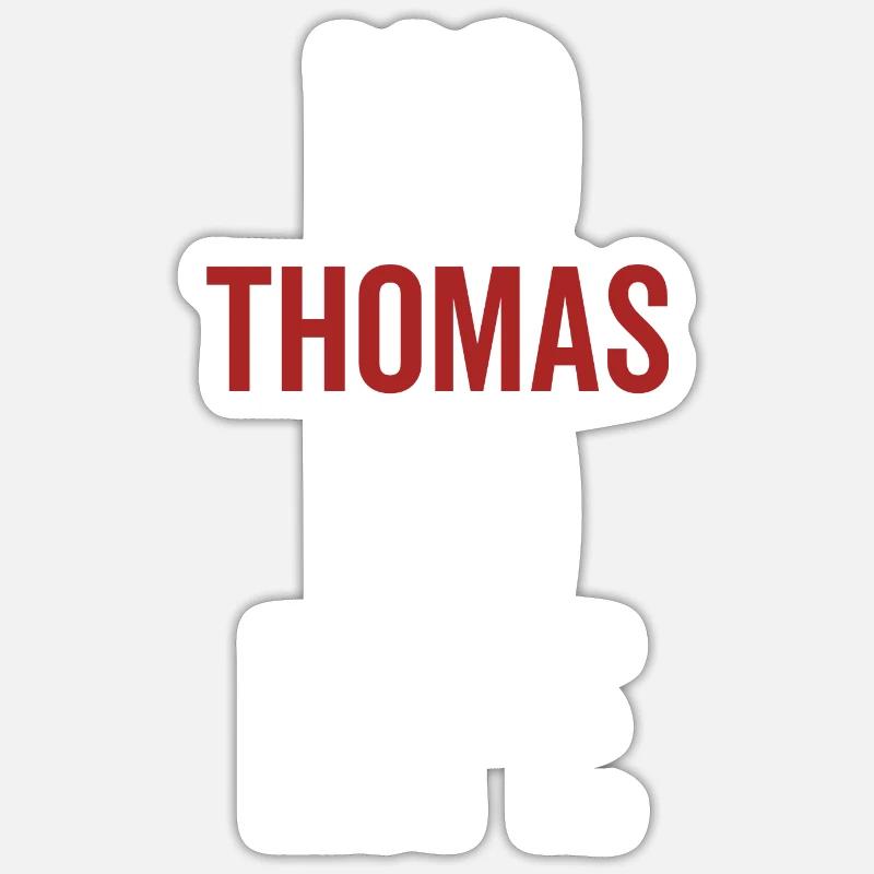 Pas de Thomas Pas de vie Sticker taille S (10 x 10 cm)