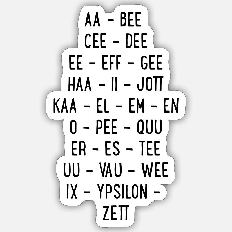Sticker Größe S (10 x 10 cm) - 