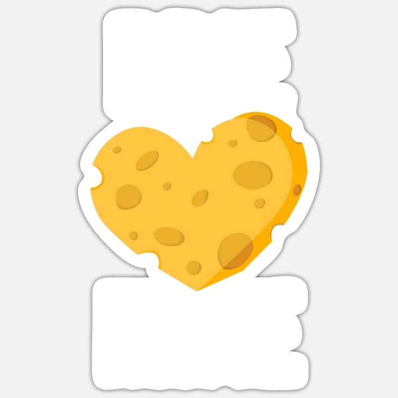 Brie Mine - Sticker size S (10 x 10 cm) - white matte