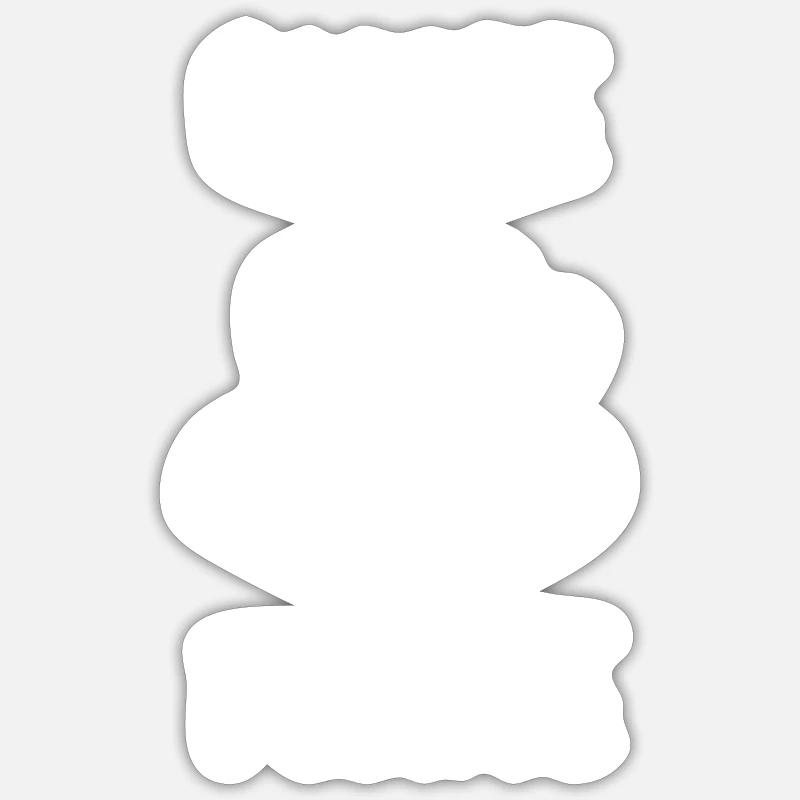 Coffee please - Sticker size S (10 x 10 cm) - white matte