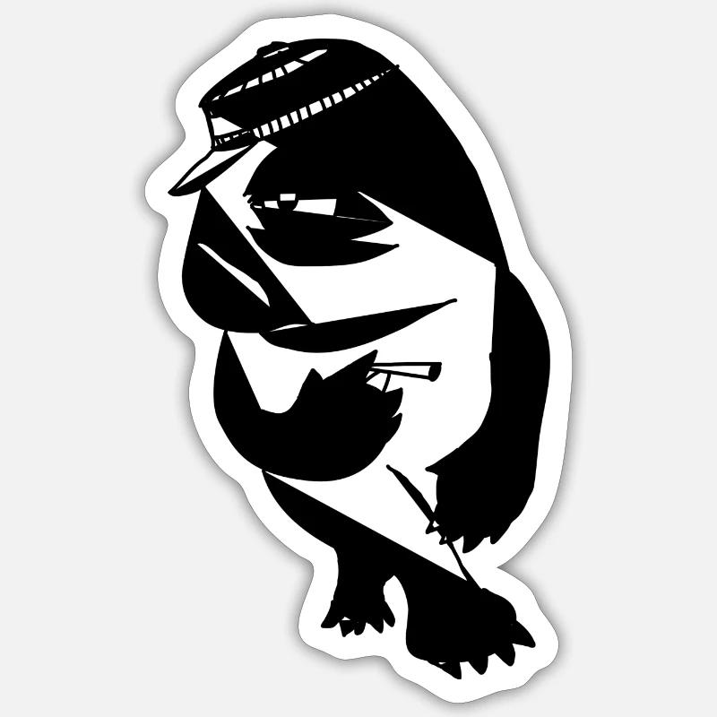 Bear - Sticker size S (10 x 10 cm) - white matte