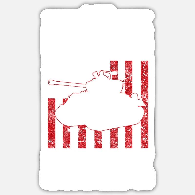 Leopard Soldat Feuerkraft - Sticker Größe S (10 x 10 cm) - Mattweiß