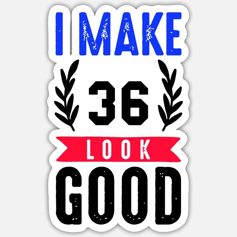 look good 36 Sticker size S (10 x 10 cm)