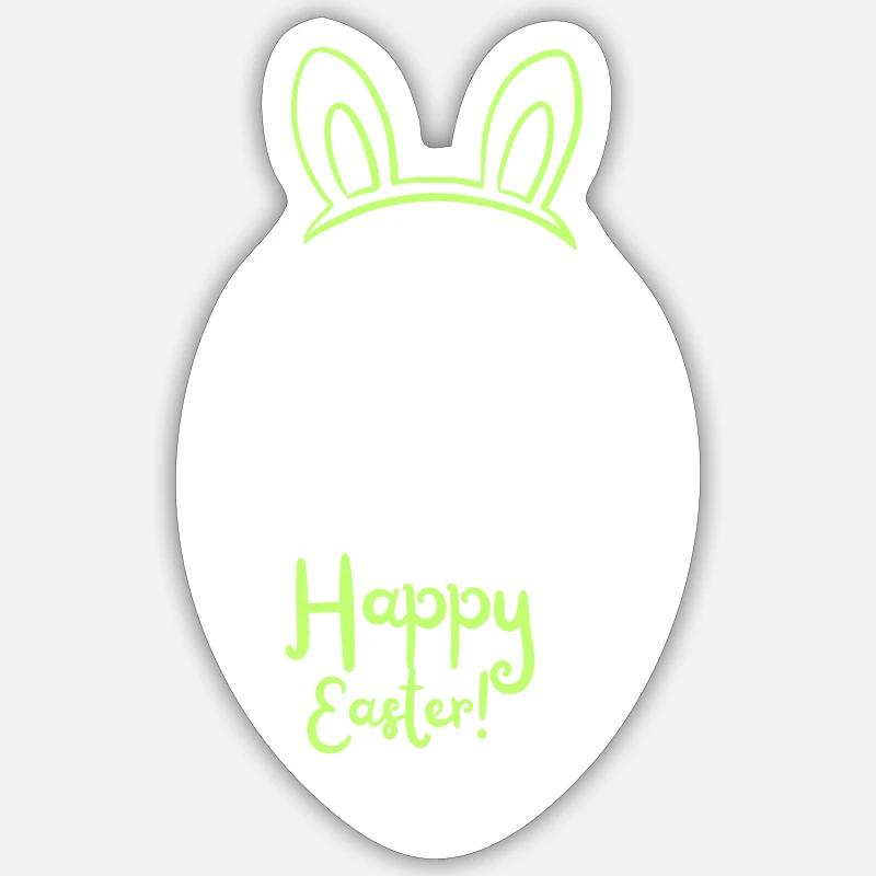 Easter egg Sticker size S (10 x 10 cm)