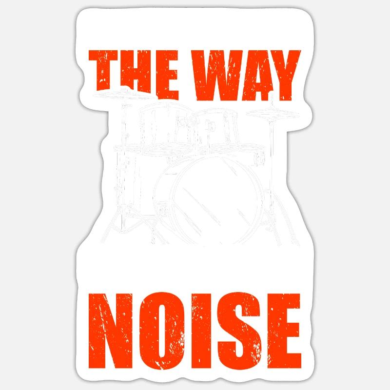 Drum Drummer Drumming Drummers Sticker size S (10 x 10 cm)