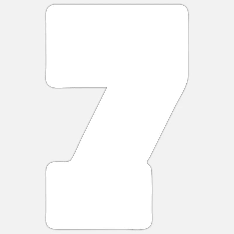 7 - Sticker size S (10 x 10 cm) - white matte
