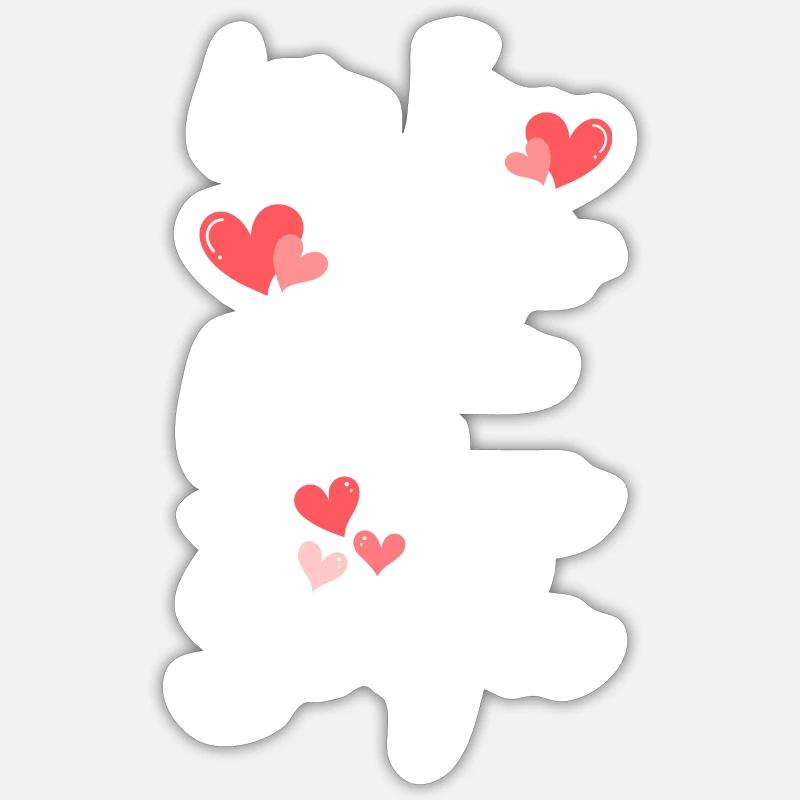 Statut relationnel Liberté seule Sticker taille S (10 x 10 cm)