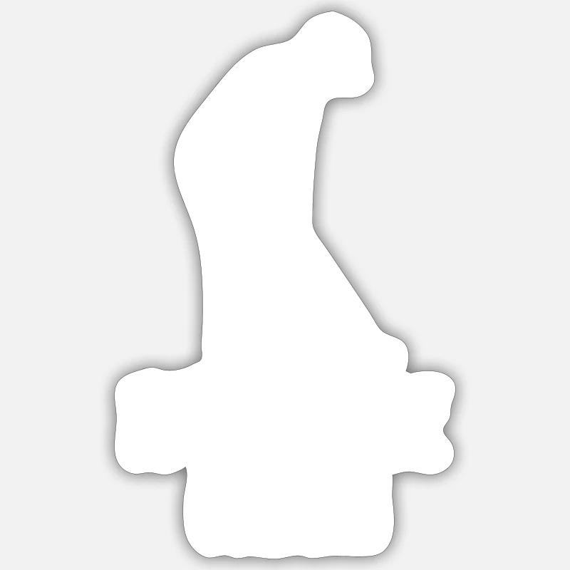 Golfing Sticker size S (10 x 10 cm)