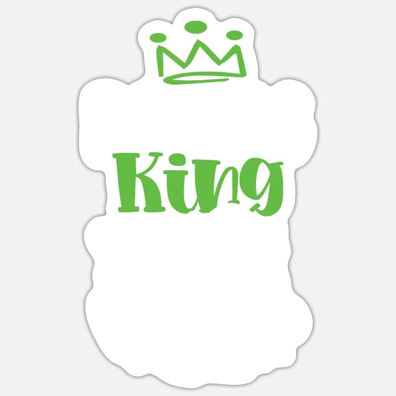 Roi de la cuisson Sticker taille S (10 x 10 cm)