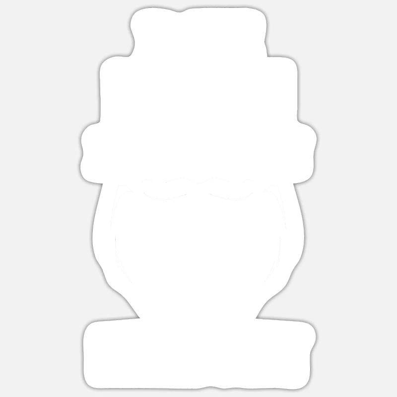 Neffe - Sticker Größe S (10 x 10 cm) - Mattweiß