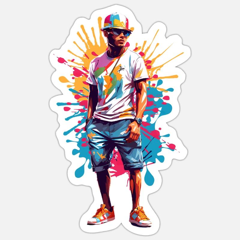 Sticker Größe S (10 x 10 cm) - 