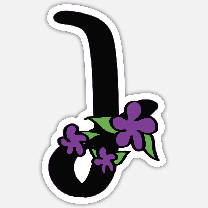 J comme dans jeune Sticker taille S (10 x 10 cm)