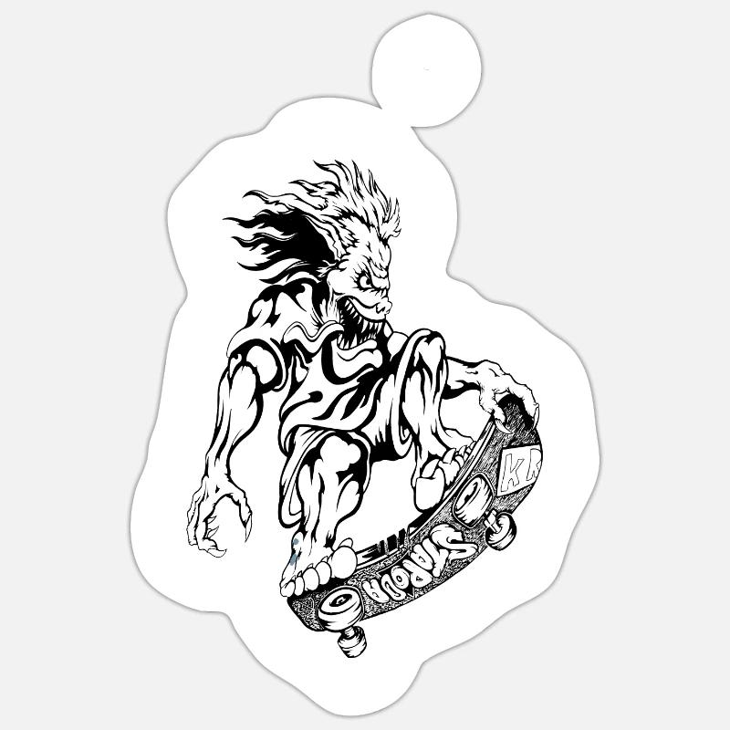Sticker Größe S (10 x 10 cm) - 