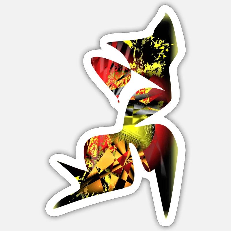 Sticker Größe S (10 x 10 cm) - 