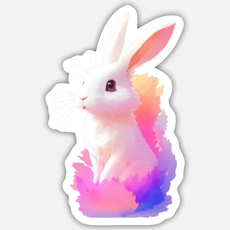 Hare Sticker size S (10 x 10 cm)