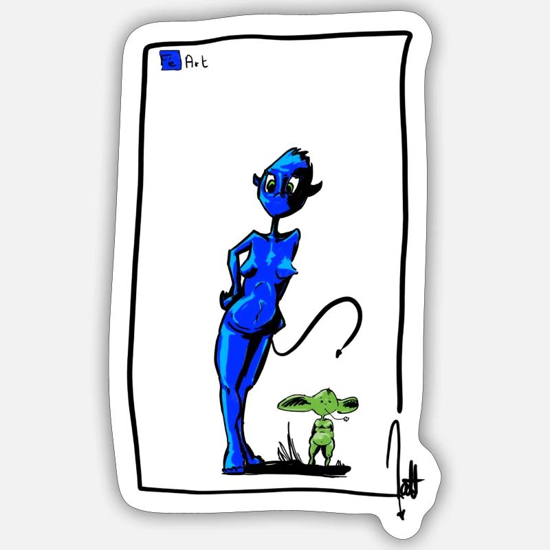 Sticker taille S (10 x 10 cm) - 