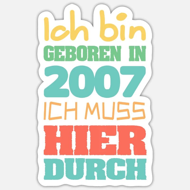 Sticker Größe S (10 x 10 cm) - 