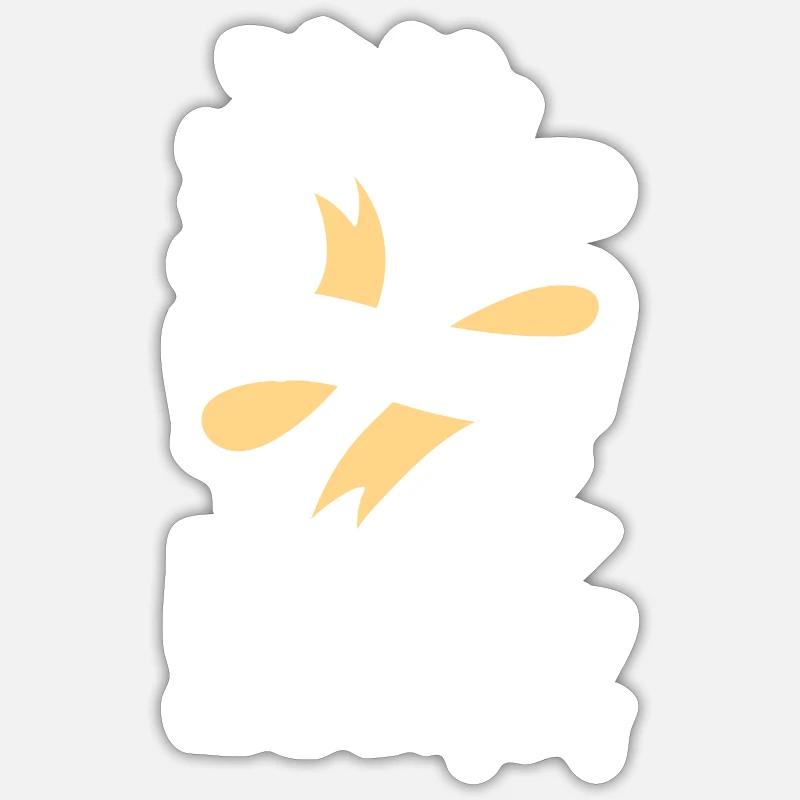 Anders Stolz Style - Sticker Größe S (10 x 10 cm) - Mattweiß