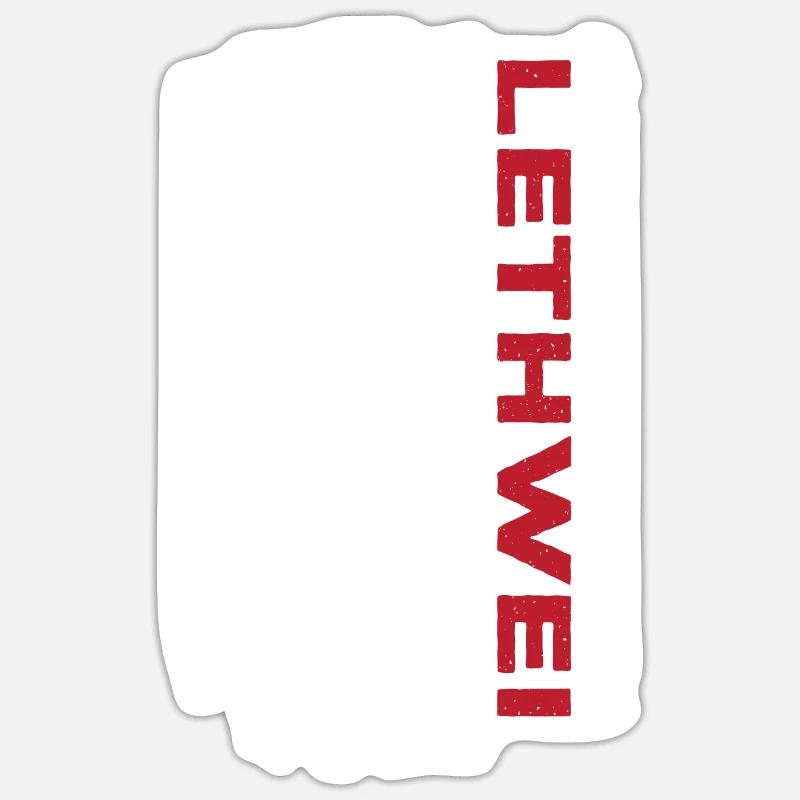 Lethwei burmesisches Geschenk - Sticker Größe S (10 x 10 cm) - Mattweiß