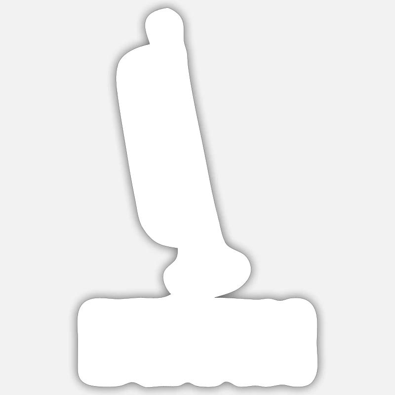 Cadeau pour Devin - Sticker taille S (10 x 10 cm) - blanc mat